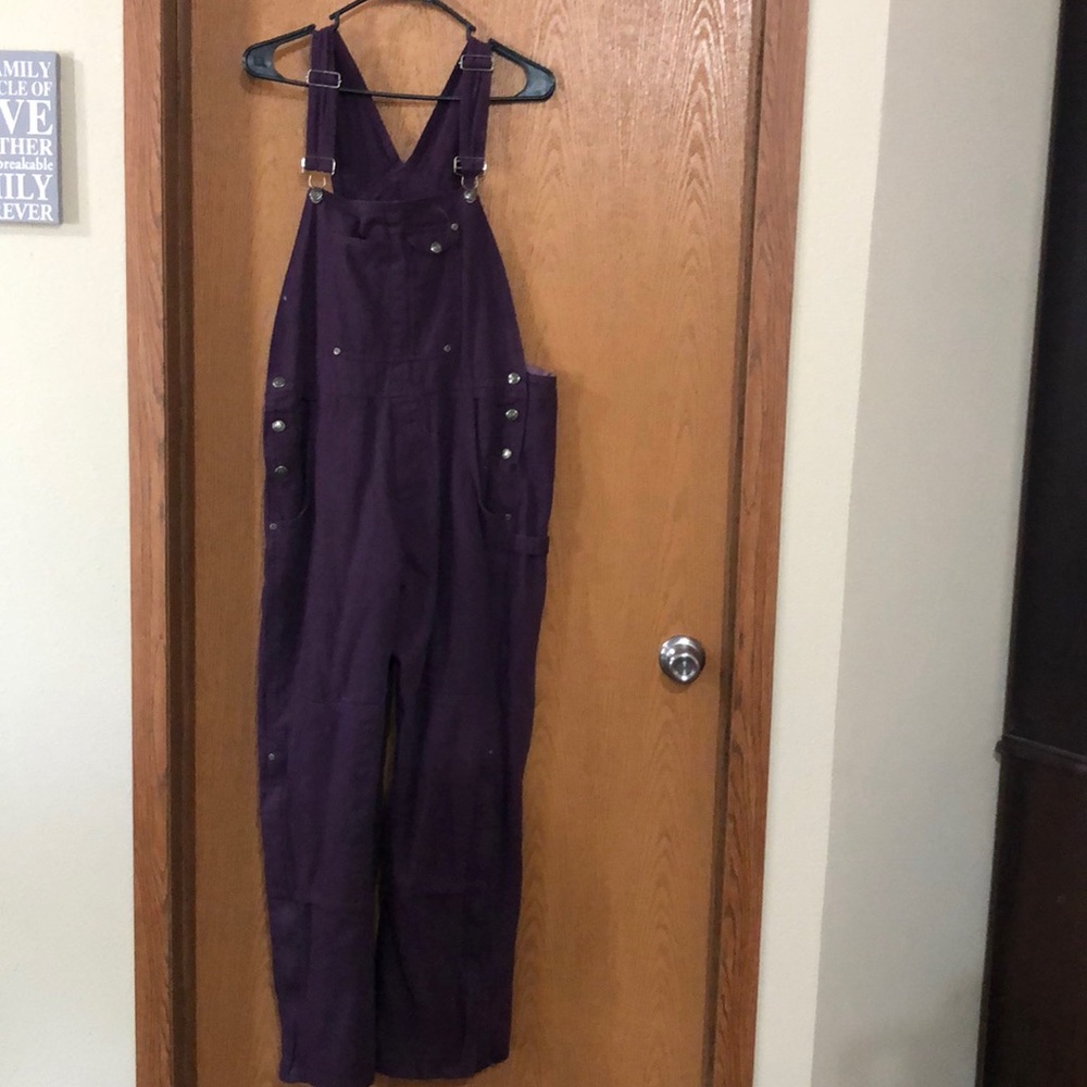 Roper purple Small and blue Large coveralls